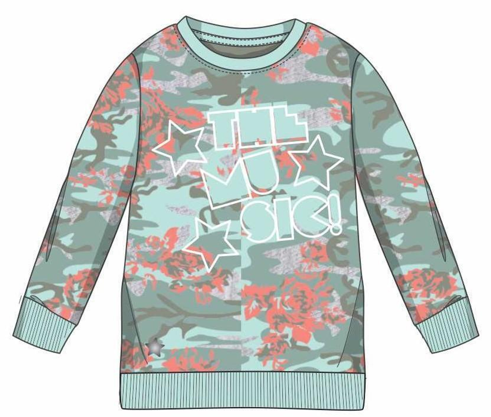 Свитшот для девочек мультиколор р. 98 (Batik)