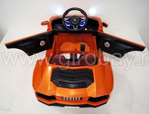 Детский электромобиль River Toys LAMBO E002EE оранжевый