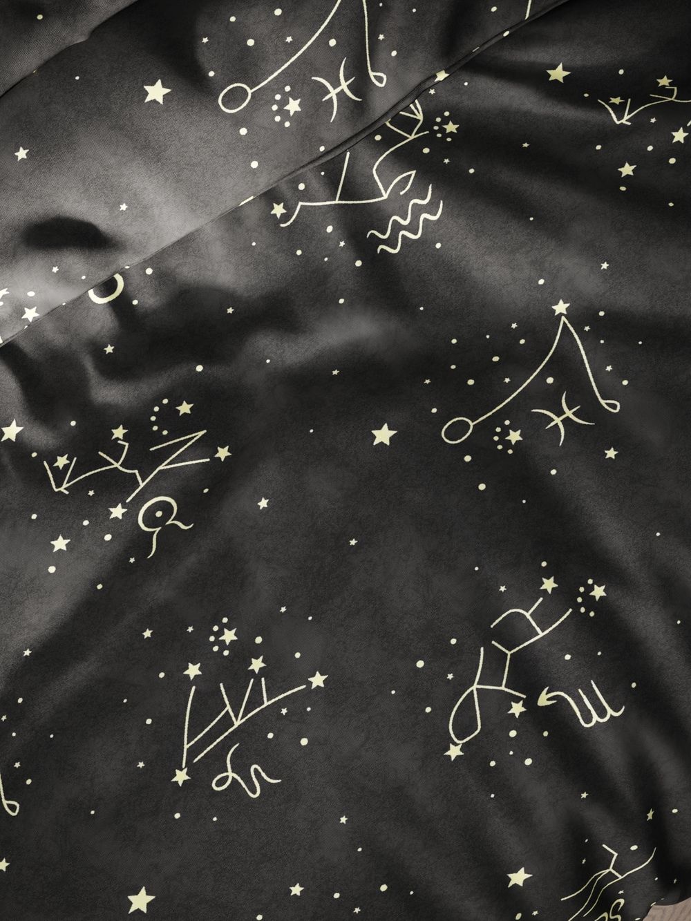 Пододеяльник Полисатин Мечта "Созвездие" евро на молнии 200x215 см