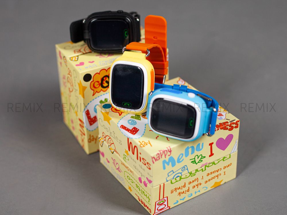 Часы Smart Baby Watch Q90 (черные)