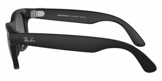 Экшн-очки с камерой Ray Ban WAYFARER Matte Black/Polar Gradient Graphite Size S53(черный мат/графитовый градиент) RW4008