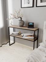 Консольный столик в гостиную с полкой AURORA