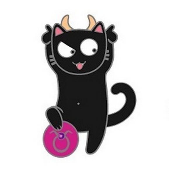 Брошка-значок "Знак Зодиака Кототелец"