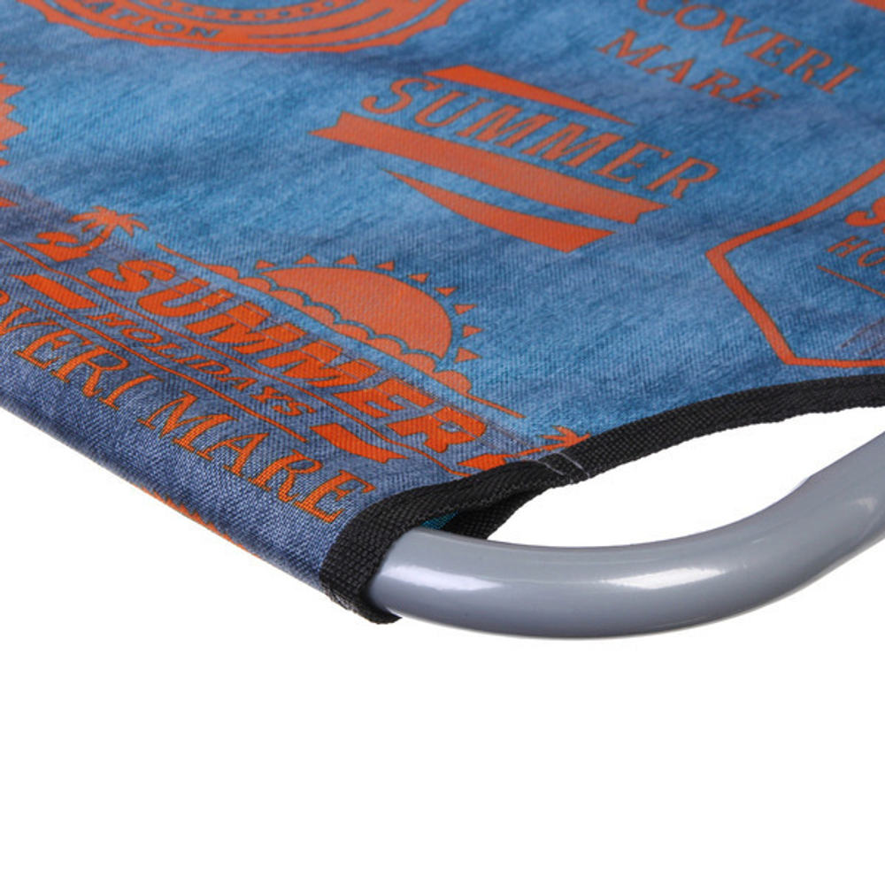 Кресло складное с подлокотниками Джинс 1608-BGR, 55*71*95 см, ДоброСад