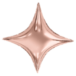 Шар фольгированный Звезда 74 см (Розовое Золото)