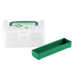 Контейнер для аптечки с вкладышем 0,8л.Аптечка Дорожная 170*108*78