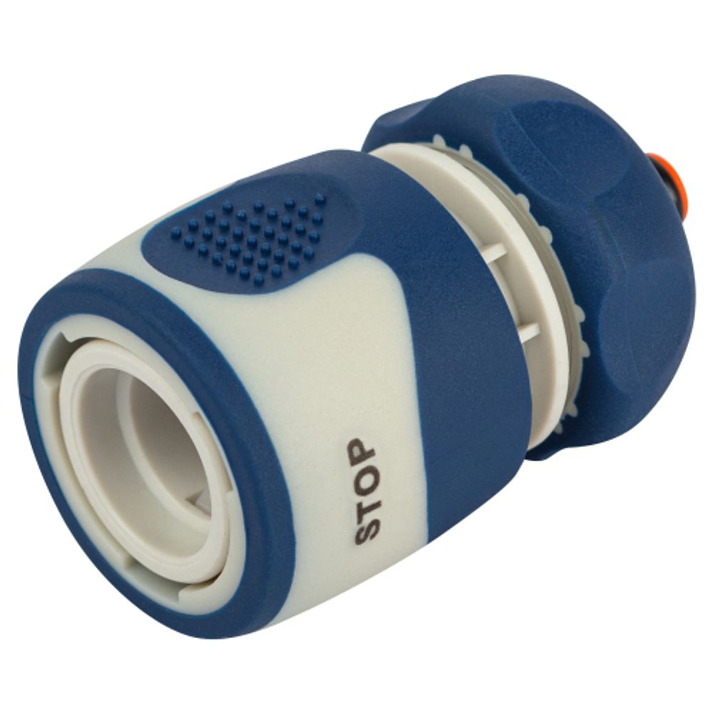 GWHC20-058 GREEN APPLE Коннектор с аквастопом для шланга 12 мм , пластик, TPR | GREEN APPLE