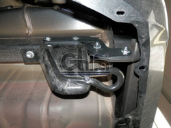 Фаркоп оцинкованный Galia C064C для Citroen C-Elysee 2013-, Peugeot 301 2013-(паспорт и сертификат в комплекте)(без электрики)