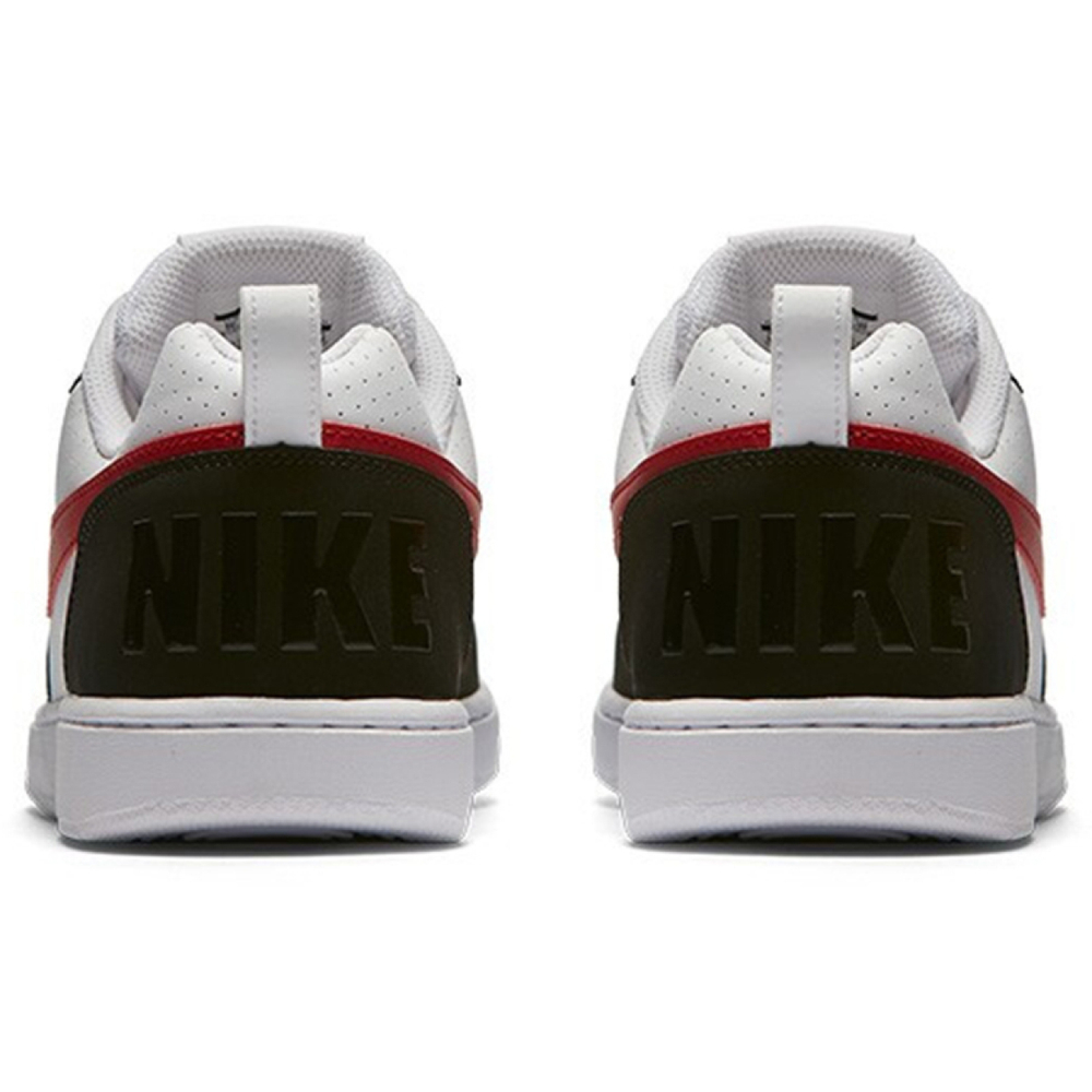 Кроссовки Nike Court Borough Low White Black Red