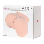 Мастурбатор-полуторс 14,5х30х23см с вибрацией, ротацией и голосом Kokos Alice