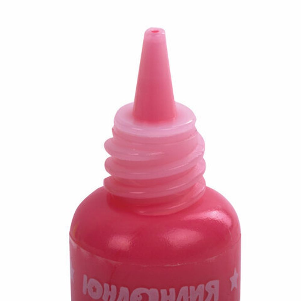 Краски витражные ЮНЛАНДИЯ "НЕОНЧИКИ", 5 цветов светящихся в темноте + 1 черный, 20 мл, шаблоны, 191760