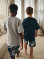 Пижама для мальчика Next 191-219, 2 шт., Синий, Серый