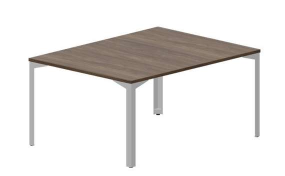 Составной стол на 2 рабочих места 118х156,6х75см, без отверстий