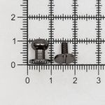 Винт кобурный металл ⌀7.5 мм чер.никель, 20 шт
