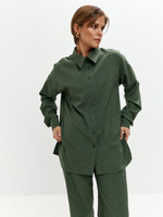 Рубашка Микадо в цвете хвои