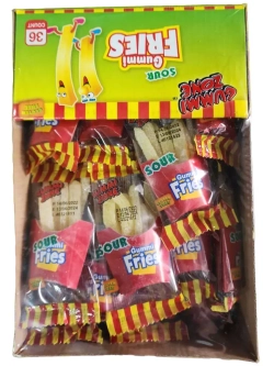 Жевательный мармелад в форме картошки фри 20 г * 36 шт