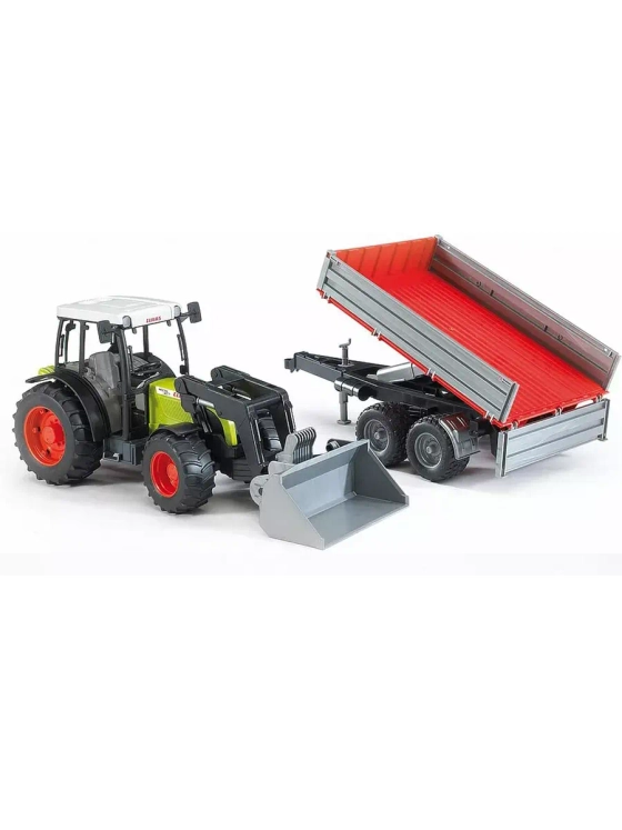 Трактор Claas Nectis с погрузчиком и прицепом с 02112