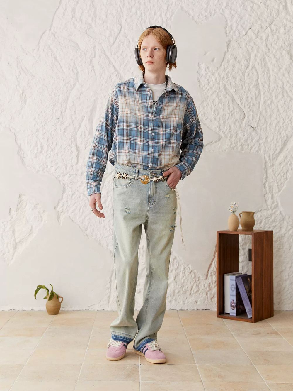 Джинсы KREATE "Raw Edges" Straight fit Jeans