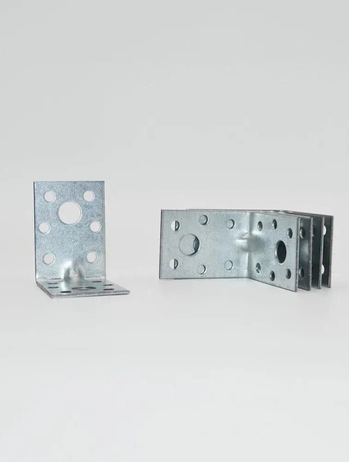 Уголок крепежный усиленный 50 x 50 x 35 мм, 50 шт.