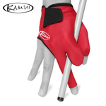 Перчатка для бильярда "Kamui QuickDry Short" красная/черная правая S