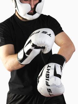 Перчатки для бокса Tomorrow Star Fury White Black