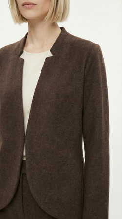 Костюм из шерстяного джерси Брук шоколад