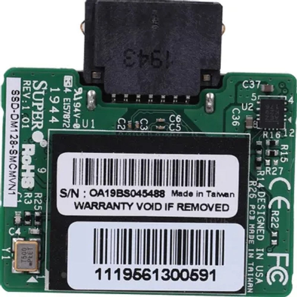 SSD диск Supermicro SSD-DM128-SMCMVN1 Модуль SuperMicro SSD-DM128-SMCMVN1 SATA-DOM 128Gb