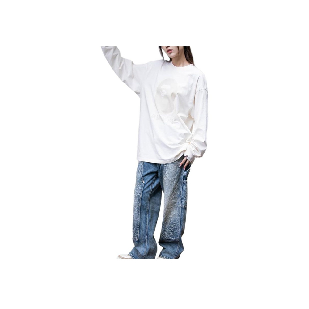 A Bathing Ape Bathing Ape Garment Dye Tee белый