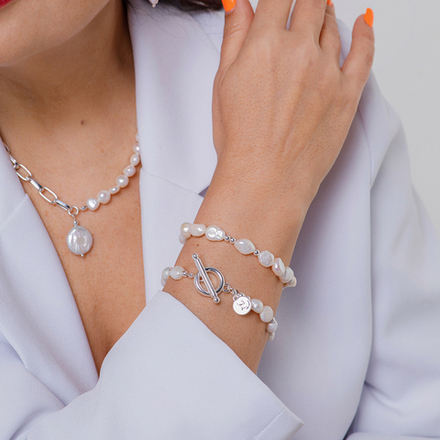 Браслет Fiore Luna String of Pearls Togl LB4111 S