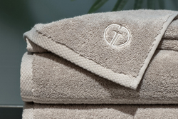 Полотенце 100х150 Garda Decor Соло бежевое