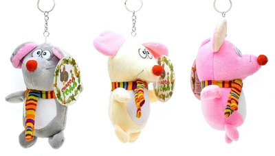 Мягкая игрушка Мышь 12см., пакет D-4511