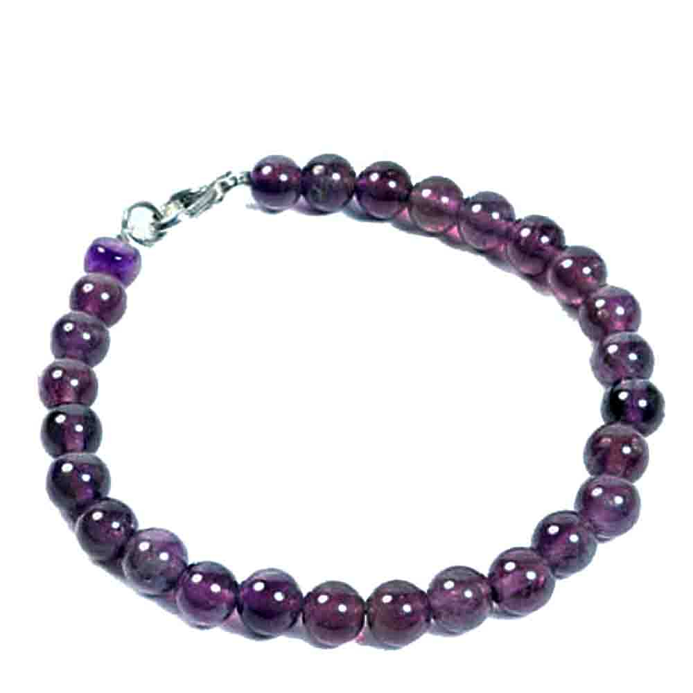Браслет "Келли 6" аметист темный