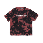 A Bathing Ape Destroyed Bleach Logo Relaxed Fit Tee черный
