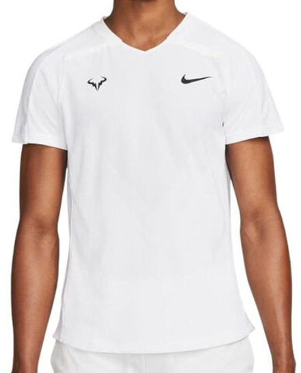 Мужская теннисная футболка Nike Court Dri-Fit Advantage Rafa Top - white/white/black