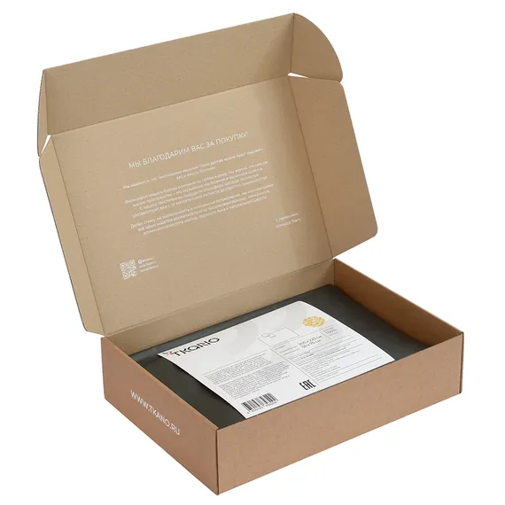 Комплект постельного белья горчичного цвета с принтом "Полярный цветок", Scandinavian Touch, 200х220 см