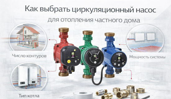 Как выбрать циркуляционный насос для отопления частного дома