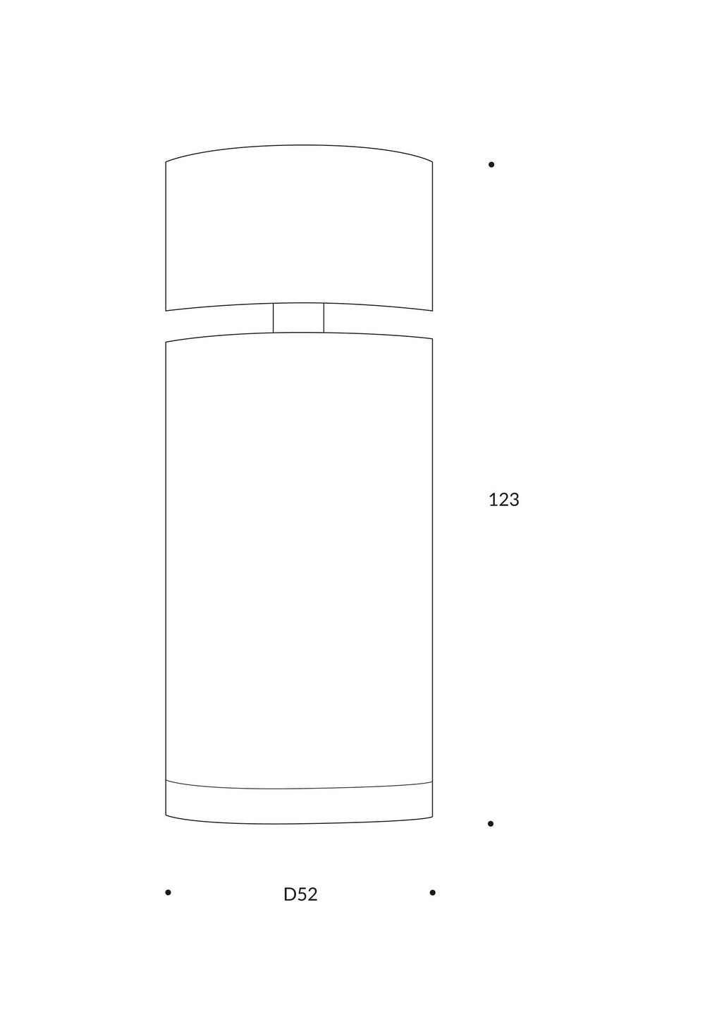 Накладной светильник Vaes GUN MS GU10 Белый
