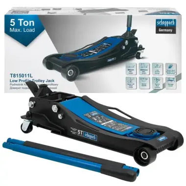 Домкрат подкатной гидравлический 5т (h min 96мм, h max 595мм),вес 49,50 Scheppach Sch-T815011L