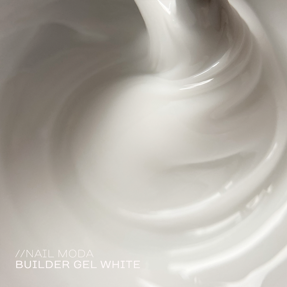 Гель билдер NAIL MODA 'White' моделирующий, 30г