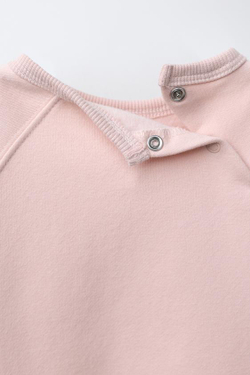 ZARA КОМПЛЕКТ ИЗ ТОЛСТОВКИ И БРЮК-ДЖОГГЕРОВ, ЦВЕТ РОЗОВОГО ДЕРЕВА