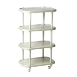 Полка овальная (4 секции) Коричневый 0,827,307х0,492м