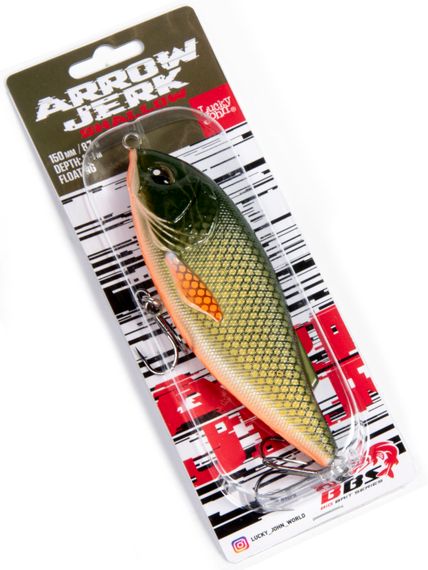 Воблер плавающий LJ BBS Original ARROW JERK F 015.00/024