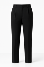Брюки женские прямые из костюмной ткани со стрелками для парикмахера