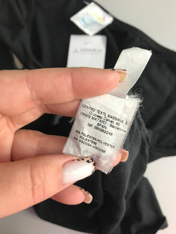 Футболка со стильным принтом, маркировка М, на 46 размер