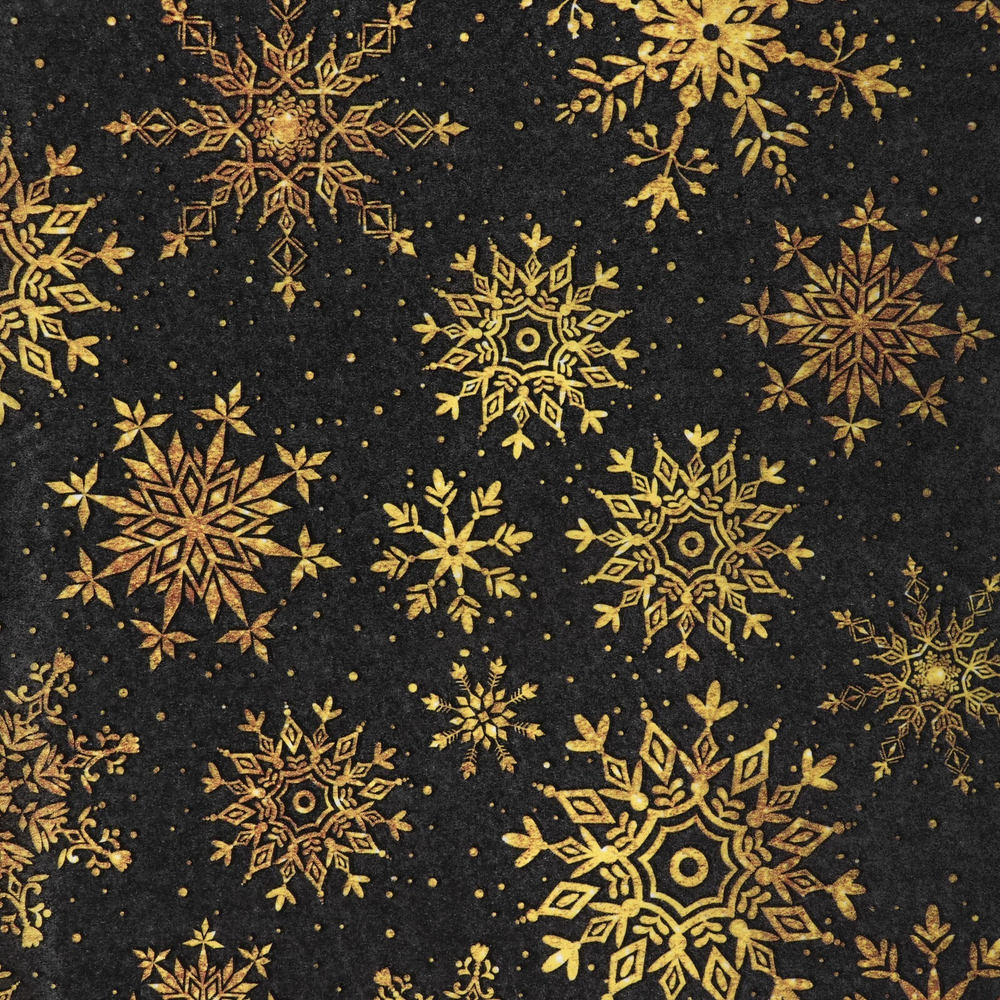 Бумага упаковочная тишью «С Новым годом», 50 × 66 см, 1 лист