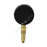 Термоманометр МД04 радиальный Дк63 0-1,0 МПа G1/4" 120С с переходником на G1/2" ЭКОМЕРА МД04-63-G-1МПа- 120-РИ