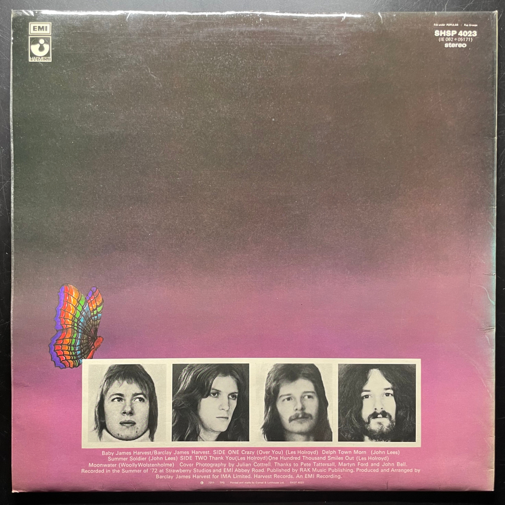 Barclay James Harvest ‎– Baby James Harvest (Англия 1972г.)