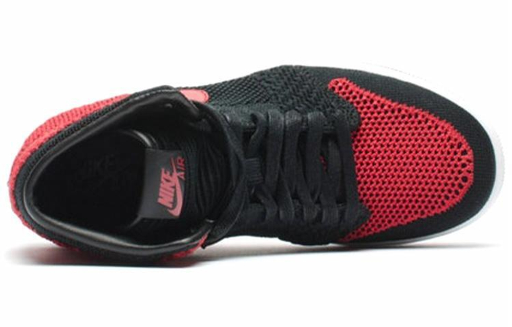 Кроссовки Jordan Air Jordan 1 Red Hi Flyknit Bg (Женская размерная сетка)