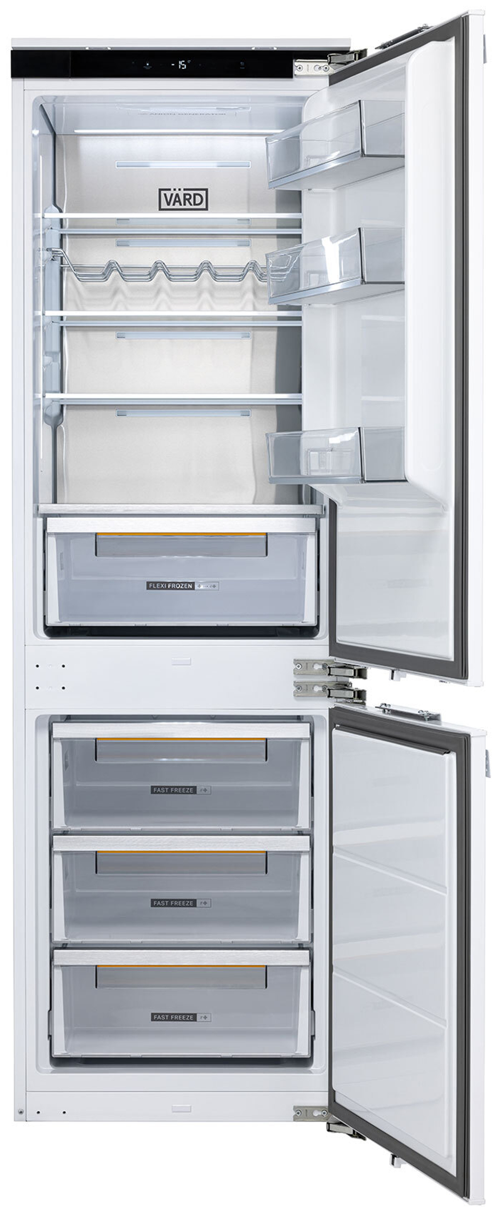 Встраиваемый двухкамерный холодильник Vard VIC177NI