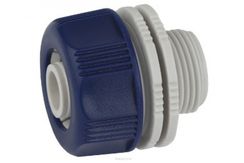 Адаптер НР 3/4*шланг 3/4" (19мм) пласт Эко Green Apple 27964